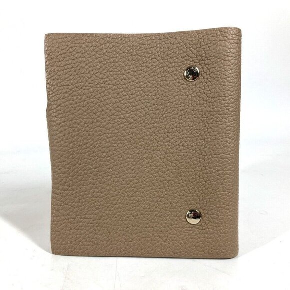 HERMES Notebook cover Yuris PM stationery Taurillon Clemence Etoupe gray - Picture 2 of 16